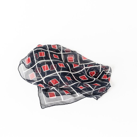NWOT Danier silk chiffon square scarf